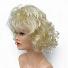 Lade das Bild in den Galerie-Viewer, Gelockte Kurzhaarperücke (hellblond) 166-613