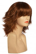 Lade das Bild in den Galerie-Viewer, Freche stufige Perücke (feuerrot) 074-G