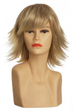 Lade das Bild in den Galerie-Viewer, Freche stufige Perücke (hell-/dunkelblond) 074-613-27