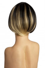 Lade das Bild in den Galerie-Viewer, Kurzhaarperücke (schwarz mit lichtblonden Strähnen) 029-1-613