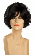 Lade das Bild in den Galerie-Viewer, Gelockte Kurzhaarperücke (schwarz) 112-1