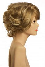 Lade das Bild in den Galerie-Viewer, Gelockte Kurzhaarperücke (dunkel-/hellblond) 112-24-613