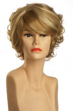 Lade das Bild in den Galerie-Viewer, Gelockte Kurzhaarperücke (dunkel-/hellblond) 112-24-613