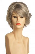 Lade das Bild in den Galerie-Viewer, Gelockte Kurzhaarperücke (grau) 112-56