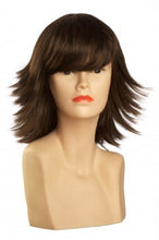 Lade das Bild in den Galerie-Viewer, Freche stufige Perücke (mittelbraun) 074-8