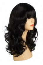 Lade das Bild in den Galerie-Viewer, Gewellte Langhaarperücke (schwarz) 149-1