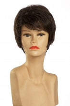 Lade das Bild in den Galerie-Viewer, Kurzhaarperücke (silber-schwarz) 162-34