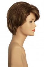 Lade das Bild in den Galerie-Viewer, Kurzhaarperücke (braun mit goldblonden Strähnen) 022-33-24