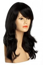 Lade das Bild in den Galerie-Viewer, Mittellange Perücke (schwarz) 006-1