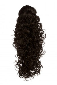 Langes Haarteil (schwarz) 310-1