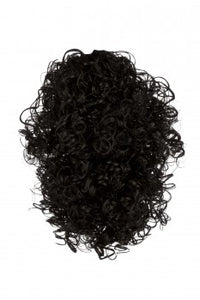 Kurzes, stark gelocktes Haarteil (schwarz) 036-1